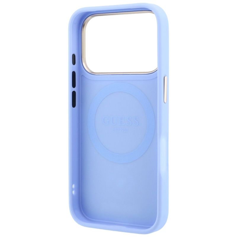 Θήκη Guess Peony 4G Small Logo Magsafe Blue iPhone 18 Pro Max/17 Pro Max ΘΗΚΕΣ Guess Θήκη Guess Peony 4G Small Logo Magsafe Blue iPhone 18 Pro Max/17 Pro Max - Image 2
