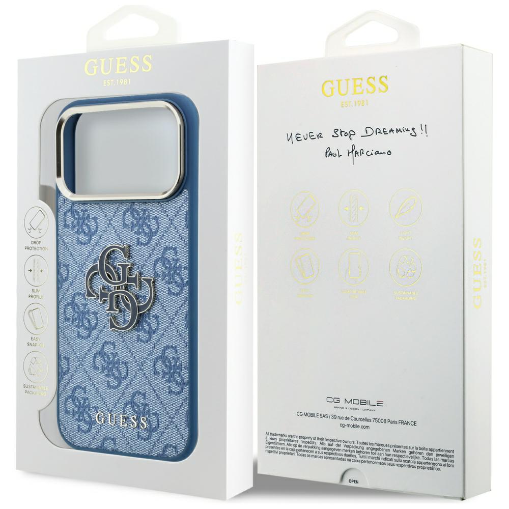 Θήκη Guess 4G Big Resin Logo Blue iPhone 18 Pro Max/17 Pro Max ΘΗΚΕΣ Guess Θήκη Guess 4G Big Resin Logo Blue iPhone 18 Pro Max/17 Pro Max - Image 8