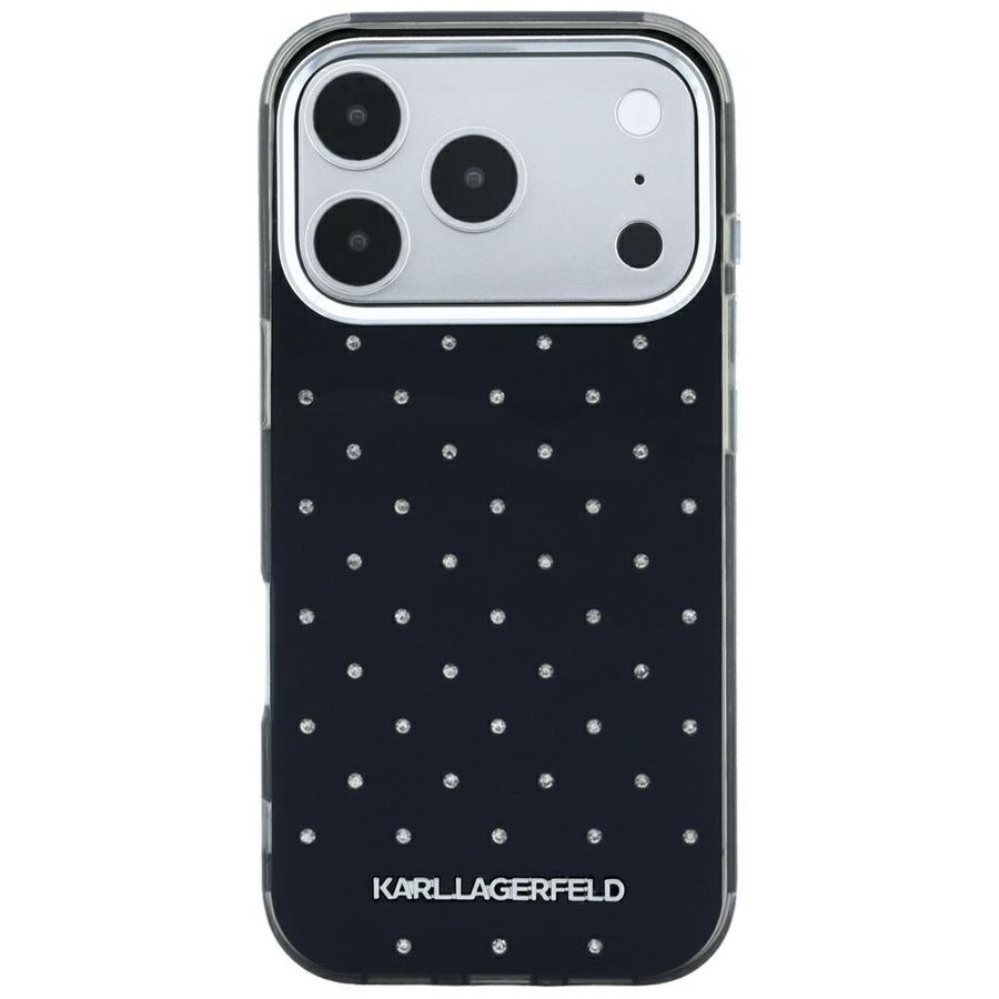 Θήκη Karl Lagerfeld IML Rhinestones Allover Black iPhone 18 Pro Max/17 Pro Max ΘΗΚΕΣ KARL LAGERFELD Θήκη Karl Lagerfeld IML Rhinestones Allover Black iPhone 18 Pro Max/17 Pro Max - Image 3