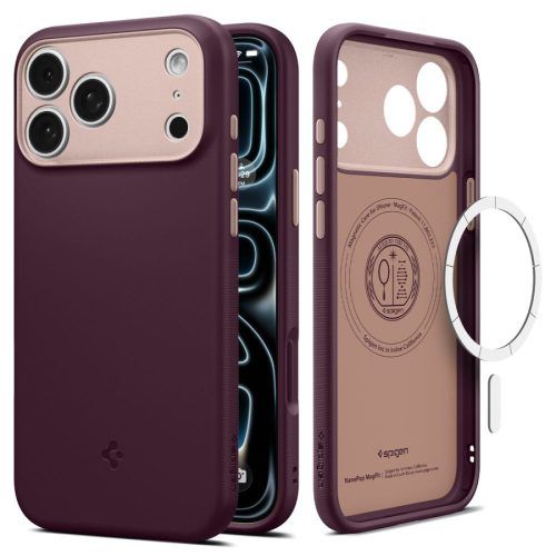 Θήκη Spigen Nano Pop MagSafe Burgundy Bean iPhone 18 Pro /17 Pro ΘΗΚΕΣ Spigen Θήκη Spigen Nano Pop MagSafe Burgundy Bean iPhone 18 Pro /17 Pro