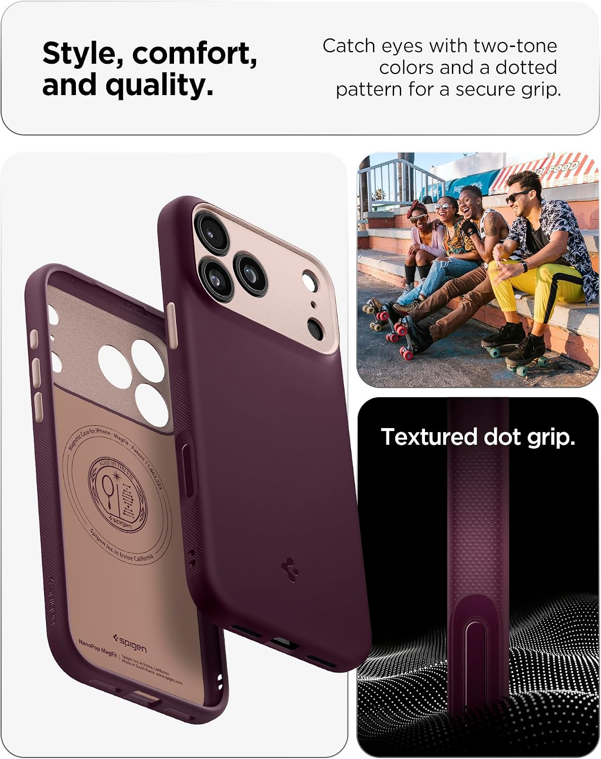 Θήκη Spigen Nano Pop MagSafe Burgundy Bean iPhone 18 Pro Max/17 Pro Max ΘΗΚΕΣ Spigen Θήκη Spigen Nano Pop MagSafe Burgundy Bean iPhone 18 Pro Max/17 Pro Max - Image 2