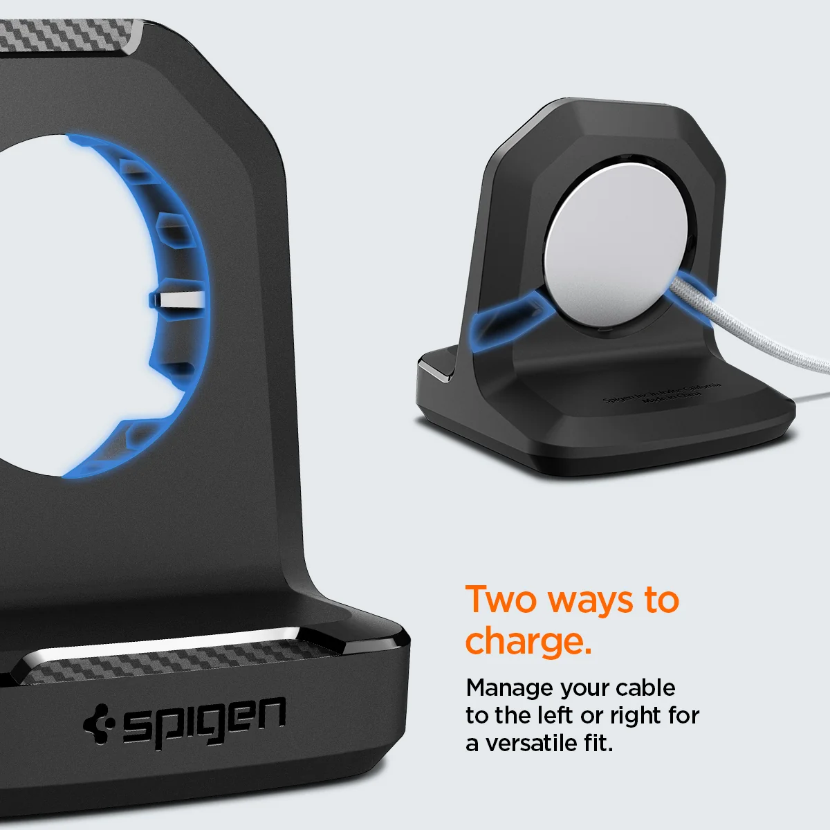 Spigen Rugged Armor Apple Watch Stand Black APPLE WATCH Spigen Spigen Rugged Armor Apple Watch Stand Black - Image 11
