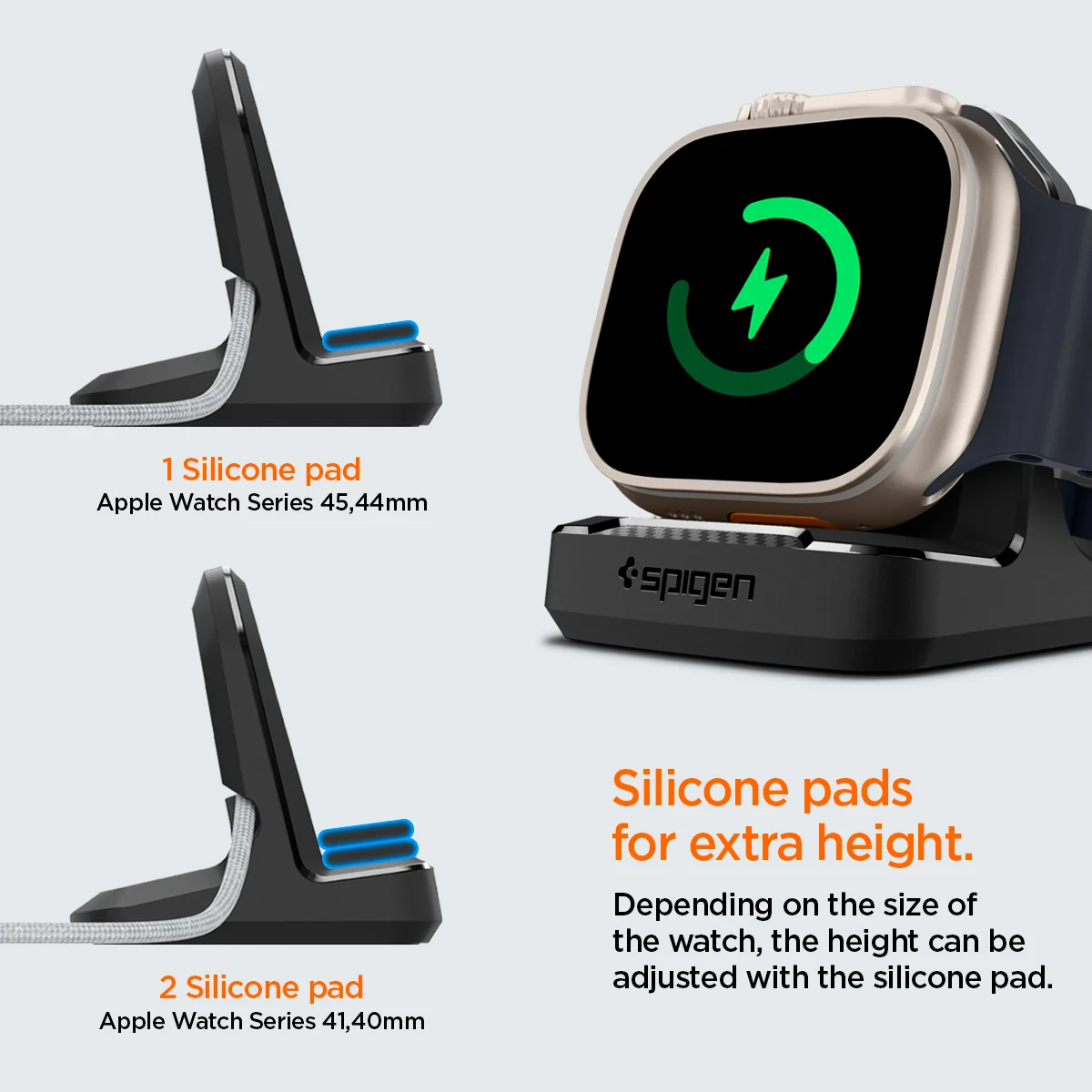 Spigen Rugged Armor Apple Watch Stand Black APPLE WATCH Spigen Spigen Rugged Armor Apple Watch Stand Black - Image 10