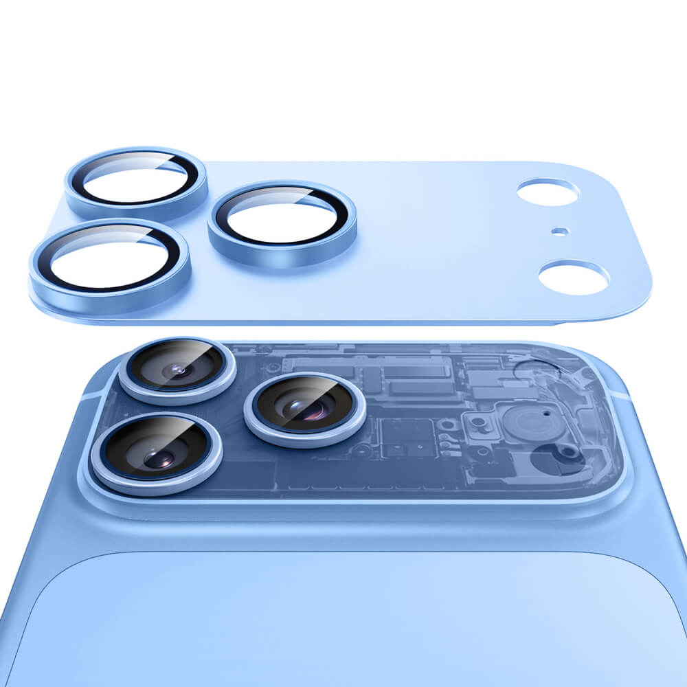 ESR Armorite Pro Camera Lens Protector Full Coverage Blue iPhone 18 Pro ΠΡΟΣΤΑΣΙΑ ΟΘΟΝΗΣ ESR ESR Armorite Pro Camera Lens Protector Full Coverage Blue iPhone 18 Pro