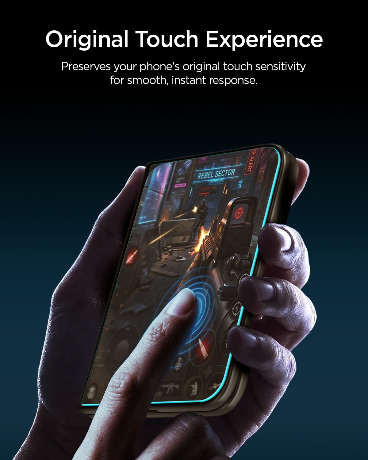 Spigen GLAS.tR EZ Fit Pro Tempered Glass iPhone Duo ΠΡΟΣΤΑΣΙΑ ΟΘΟΝΗΣ Spigen Spigen GLAS.tR EZ Fit Pro Tempered Glass iPhone Duo - Image 7