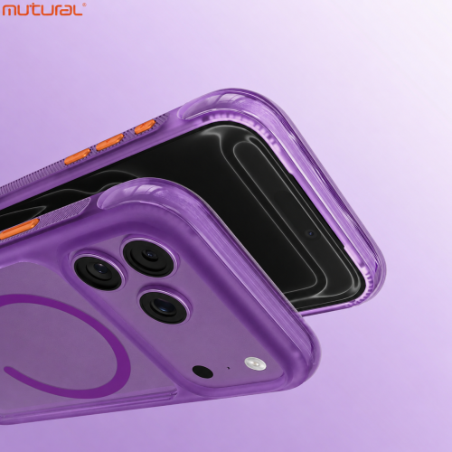 Alternative view of Θήκη Mutural Airshield Magsafe Orange iPhone 18 Pro Max/17 Pro Max