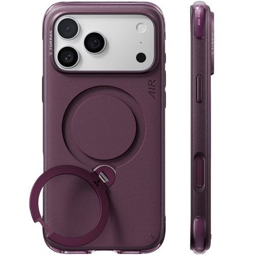 Θήκη Torras Ostand Q3 Air Essential MagSafe Purple iPhone 18 Pro Max/17 Pro Max ΘΗΚΕΣ TORRAS Θήκη Torras Ostand Q3 Air Essential MagSafe Purple iPhone 18 Pro Max/17 Pro Max