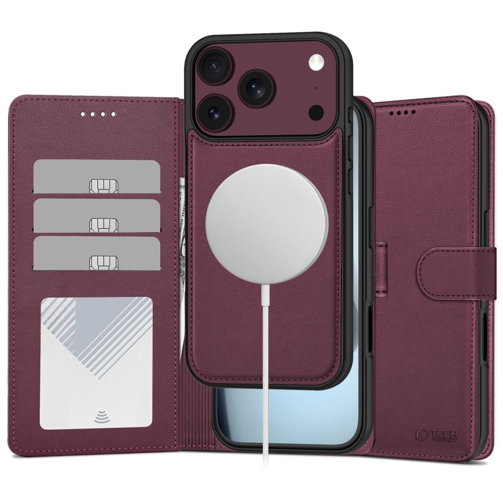 Θήκη Tech-Protect Wallet Magsafe Mulberry iPhone 18 Pro Max/17 Pro Max ΘΗΚΕΣ Tech-Protect Θήκη Tech-Protect Wallet Magsafe Mulberry iPhone 18 Pro Max/17 Pro Max