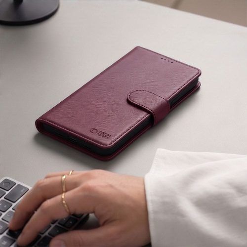 Alternative view of Θήκη Tech-Protect Wallet Magsafe Mulberry iPhone 18 Pro Max/17 Pro Max